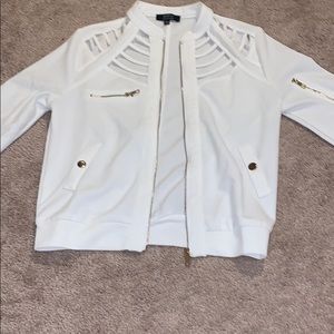 White stylish jacket